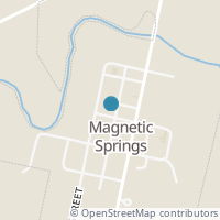 Map location of 91 Rose St, Magnetic Springs OH 43036