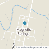 Map location of 74 Rose St, Magnetic Springs OH 43036
