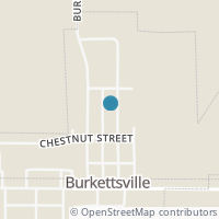 Map location of 81 Jefferson St, Burkettsville OH 45310