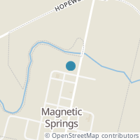 Map location of 28 Magnetic St, Magnetic Springs OH 43036