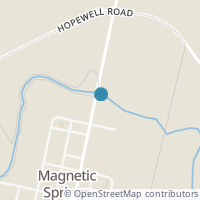 Map location of 63 S Main St, Magnetic Springs OH 43036