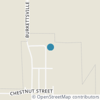 Map location of 144 Jefferson St, Burkettsville OH 45310