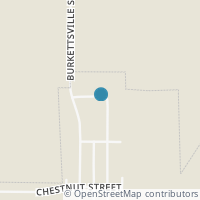 Map location of 31 Gilbert St, Burkettsville OH 45310