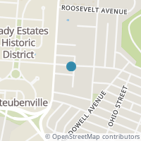 Map location of 1630 Oregon Ave, Steubenville OH 43952