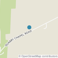 Map location of 10511 Quarry Chapel Rd, Gambier OH 43022