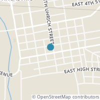 Map location of 229 E 1St St, Uhrichsville OH 44683