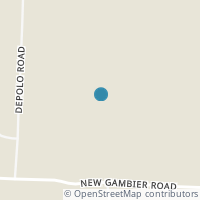 Map location of New Gambier Rd, Mount Vernon OH 43050
