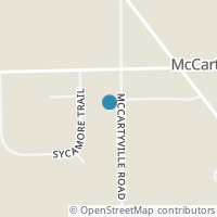 Map location of 13425 Mccartyville Rd, Anna OH 45302
