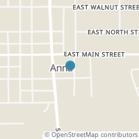 Map location of 105 S Linden St, Anna OH 45302