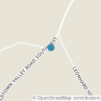 Map location of 5999 Oldtown Valley Rd SW, Port Washington OH 43837