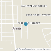 Map location of 207 E Main St, Anna OH 45302
