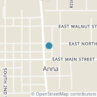 Map location of 106 N Pike St, Anna OH 45302