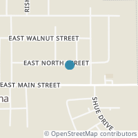 Map location of 305 E North St, Anna OH 45302