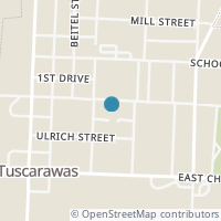 Map location of 218 Church St, Tuscarawas OH 44682