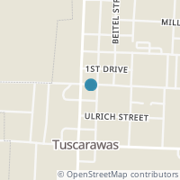 Map location of 107 S Main St, Tuscarawas OH 44682