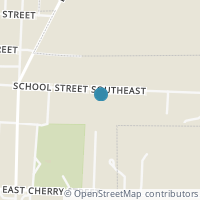 Map location of 558 School St, Tuscarawas OH 44682