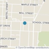 Map location of 308 School St, Tuscarawas OH 44682