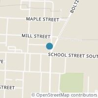 Map location of 349 School St, Tuscarawas OH 44682