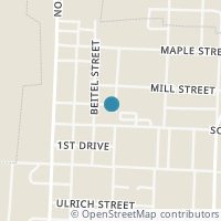 Map location of 217 School St, Tuscarawas OH 44682