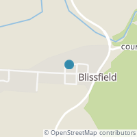 Map location of 318 Cr, Blissfield OH 43805