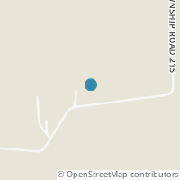 Map location of 3807 Township Road 215, Lewistown OH 43333