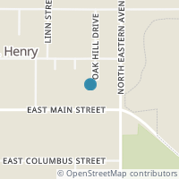 Map location of 122 Oak Hill Dr, Saint Henry OH 45883
