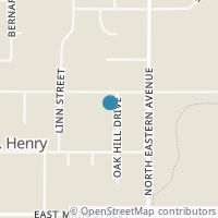 Map location of 282 Oak Hill Dr, Saint Henry OH 45883