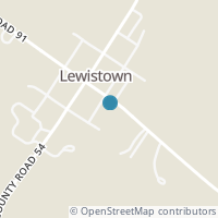 Map location of 7605 County Road 91, Lewistown OH 43333