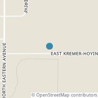 Map location of 861 E Kremer Hoying Rd, Saint Henry OH 45883