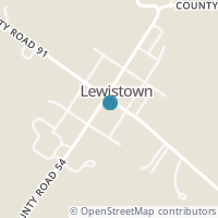 Map location of 7639 County Road 91, Lewistown OH 43333