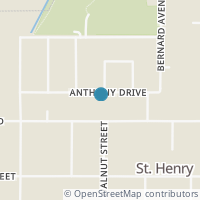 Map location of 272 Anthony Dr, Saint Henry OH 45883