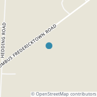 Map location of 7690 County Road 19, Fredericktown OH 43019