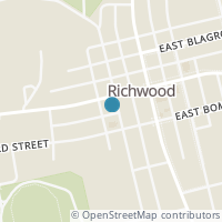 Map location of 12 S Fulton St, Richwood OH 43344