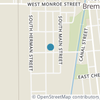 Map location of 124 S Franklin St, New Bremen OH 45869