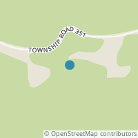 Map location of 4466 Coshocton County, Brinkhaven OH 43006