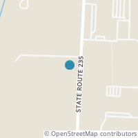 Map location of 5989 State Route 235 N, Lewistown OH 43333