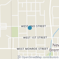 Map location of 116 N Franklin St, New Bremen OH 45869