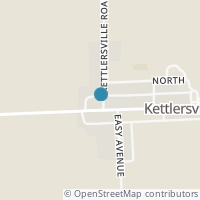 Map location of 16527 Kettlersville Rd, Kettlersville OH 45336