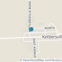 Map location of 8752 North St, Kettlersville OH 45336