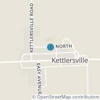 Map location of 8828 North St, Kettlersville OH 45336
