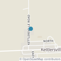 Map location of 16666 Kettlersville Rd, Kettlersville OH 45336