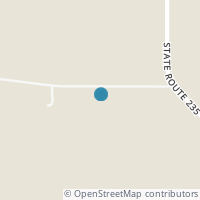 Map location of 10175 Township Road 240, Lewistown OH 43333