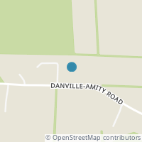 Map location of 25131 Danville Amity Rd, Danville OH 43014