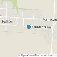 Map location of 318 E High St, Fulton OH 43321