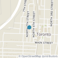 Map location of 210 6Th St, Toronto OH 43964