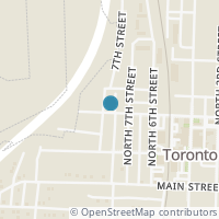 Map location of 608 Clark St, Toronto OH 43964
