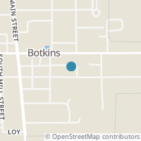 Map location of 210 E South St, Botkins OH 45306
