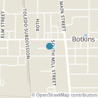 Map location of 109 S Mill St, Botkins OH 45306