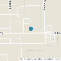 Map location of 410 E State St, Botkins OH 45306