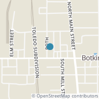 Map location of 104 Roth St, Botkins OH 45306